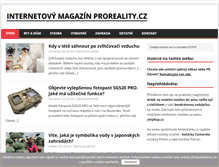 Tablet Screenshot of pro-reality.cz